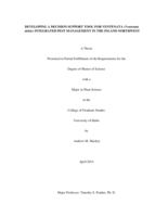 Developing a Decision Support Tool for Ventenata (Ventenata dubia) Integrated Pest Management in the Inland Northwest