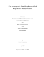 Electromagnetic Shielding Potential of Polyaniline Nanopowders