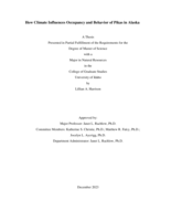 How Climate Influences Occupancy and Behavior of Pikas in Alaska