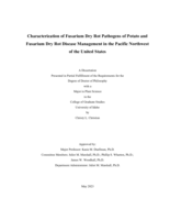 Characterization of Fusarium Dry Rot Pathogens of Potato and Fusarium Dry Rot Disease Management in the Pacific Northwest of the United States