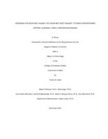SCREENING FOR RESISTANCE AGAINST THE SUGAR BEET ROOT MAGGOT, TETANOPS MYOPAEFORMIS (DIPTERA: ULIDIIDAE), USING A GREENHOUSE BIOASSAY