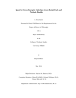 Quest for green energetic materials, green rocket fuels and polyiodo biocides