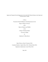 Spatial and Temporal Growth Opportunity for Juvenile Fall Chinook Salmon in the Snake and Clearwater Rivers, Idaho