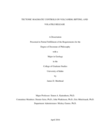 Tectonic-magmatic controls on volcanism, rifting, and volatile release