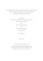 A CFD DESIGN STUDY OF AN AIR REACTOR CAVITY COOLING SYSTEM USING TRADITIONAL THERMAL ANALYSIS TECHNIQUES AND ENTROPY GENERATION ANALYSIS