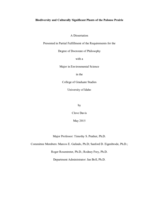 Biodiversity and Culturally Significant Plants of the Palouse Prairie