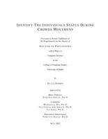 Identify The Individuals Status During Crowds Movement