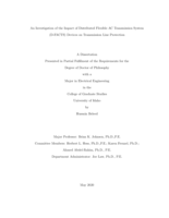 An Investigation of the Impact of Distributed Flexible AC Transmission System (D-FACTS) Devices on Transmission Line Protection