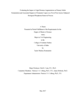 Evaluating the Impact of Algal Biomass Augmentation on Primary Solids Fermentation and Associated Impacts of Fermenter Liquor on a Novel Post-Anoxic Enhanced Biological Phosphorus Removal Process