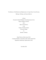 The Influence of Salt Reduction and Replacement on Cottage Cheese Cream Dressing Rheology, Tribology, and Sensory Behavior