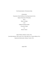 Talc Characterization: A Provenance Study