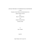 Lab-Scale Treatability of Pharmaceuticals in Wastewater