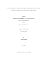 An Evaluation of Ticketing Preferences and the Effects of a Fee Increase at Timpanogos Cave National Monument