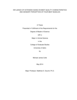 INFLUENCE OF EXTENDED AGING ON BEEF QUALITY CHARACTERISTICS AND SENSORY PERCEPTION OF FOUR BEEF MUSCLES