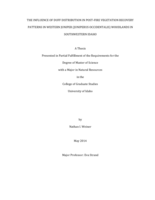 INFLUENCE OF DUFF DISTRIBUTION IN POST-FIRE VEGETATION RECOVERY PATTERNS IN WESTERN JUNIPER (JUNIPERUS OCCIDENTALIS) WOODLANDS IN SOUTHWESTER IDAHO