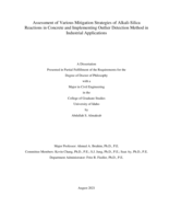 Assessment of Various Mitigation Strategies of Alkali-Silica Reactions in Concrete and Implementing the Outlier Detection Method in Industrial Applications