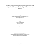 Drought Preparedness in Large Landscape Management: Using Adaptation Pathways and Decision-Support Tools to Increase Resilience