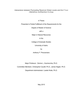 Interactions between Fluctuating Reservoir Water Levels and Bull Trout (Salvelinus confluentus) Ecology