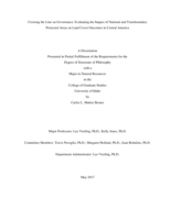 Crossing the Line on Governance: Evaluating the Impact of National and Transboundary Protected Areas on Land Cover Outcomes in Central America