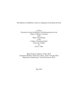 The Influence of Inhibitory Control on Alignment of the Head and Neck