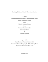 Classifying Imbalanced Data for DDoS Attack Detection