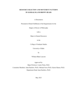 RESOURCE SELECTION AND MOVEMENT PATTERNS BY KODIAK ISLAND BROWN BEARS