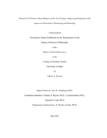 Western U.S. Forest Carbon Balance in the 21st Century: Improving Projections with Improved Disturbance Monitoring and Modeling