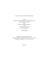 NEEDS ASSESSMENT FOR IDAHO BEEF PROGRAMMING