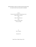 Biogeochemical Impacts of Fire Over Four Millennia in a Rocky Mountain Subalpine Watershed
