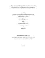 Tillage Management Effects on Subsurface Nitrate Transport to Artificial Drain Lines Using Ditributed Temperature Sensing