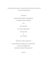 Professional Identity Formation of Community Preceptors and Motivators and Barriers in Their Role as Medical Educators