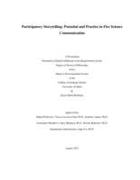 Participatory Storytelling: Potential and Practice in Fire Science Communication