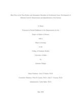 Heat Flux at the Near-Surface and Atmosphere Boundary at Geothermal Areas: Development of Methods Used for Measurement and Quantification of the System