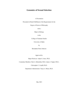 Genomics of Sexual Selection