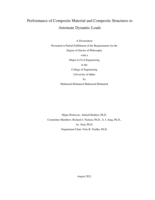 PERFORMANCE OF COMPOSITE MATERIAL AND COMPOSITE STRUCTURES TO ATTENUATE DYNAMIC LOADS