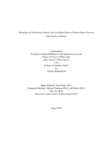 Managing and Monitoring Pythium Leak and Shatter Bruise of Potato (Solanum tuberosum L.) Cultivars