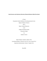 Stand Structure and Understory Diversity of Restored Western White Pine Stands