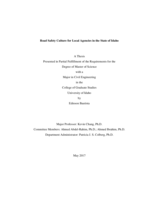 Road Safety Culture for Local Agencies in the State of Idaho
