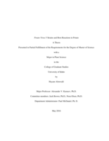 Potato Virus Y Strains and Host Reactions in Potato