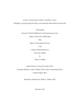 Invasive Annual Grasses at Micro- and Macro- Scales: Endophytes, Social-Ecological Systems, and Community-Based Observing Networks