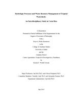 Hydrologic Processes and Water Resource Management of Tropical Watersheds: An Interdisciplinary Study in Costa Rica