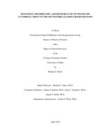 Movement, Distribution, and Resource Use of Westslope Cutthroat Trout in the South Fork Clearwater River Basin