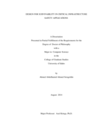DESIGN FOR SURVIVABILITY IN CRITICAL INFRASTRUCTURE SAFETY APPLICATIONS