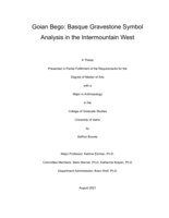 Goian Bego: Basque Gravestone Symbol Analysis in the Intermountain West
