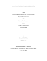 Improved Forest Tree Seedling Production Guidelines for Haiti