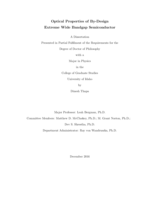 Optical Properties of By-Design Extreme Wide Bandgap Semiconductor