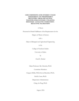 GHG EMISSIONS AND ENERGY USAGE ASSESSMENT OF PHOSPHORUS RECOVERY FROM MUNICIPAL WASTEWATER SYSTEMS UTILIZING BIOCHAR-CATALYTIC OXIDATION-REACTIVE FILTRATION