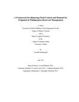 A Framework for Balancing Flood Control and Demand for Irrigation in Multipurpose Reservoir Management