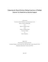 Enhancing the Shared Decision-Making Experience of Multiple Sclerosis Via Model-Driven Decision Support