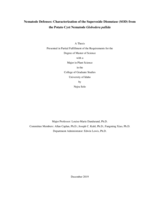 Nematode Defenses: Characterization of the Superoxide Dismutase (SOD) from the Potato Cyst Nematode Globodera pallida